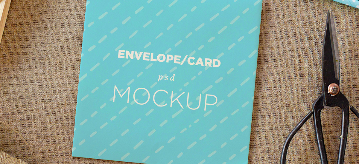 Envelope / card vol. 1 – 4 photo mockups